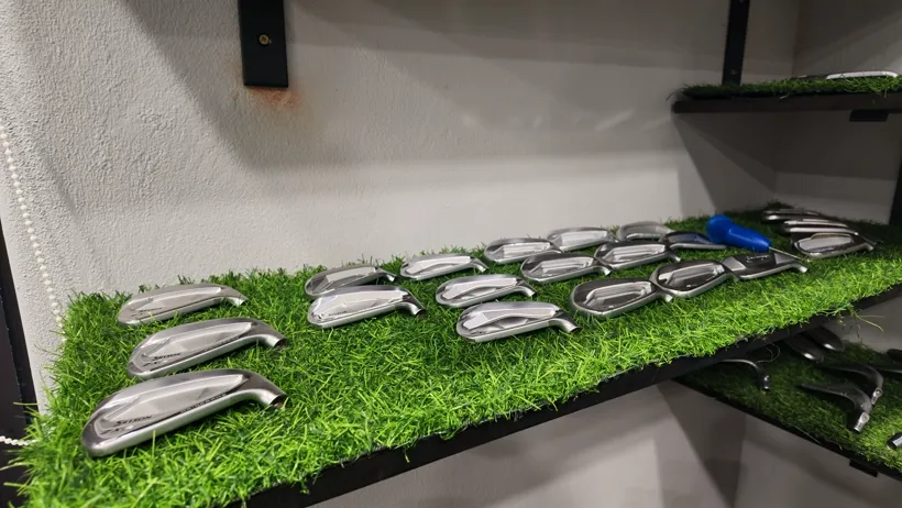 A fitted iron set